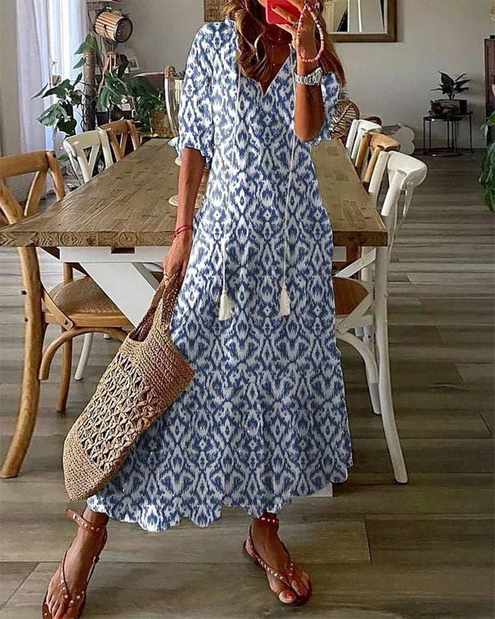 Amélie-Printed Dress