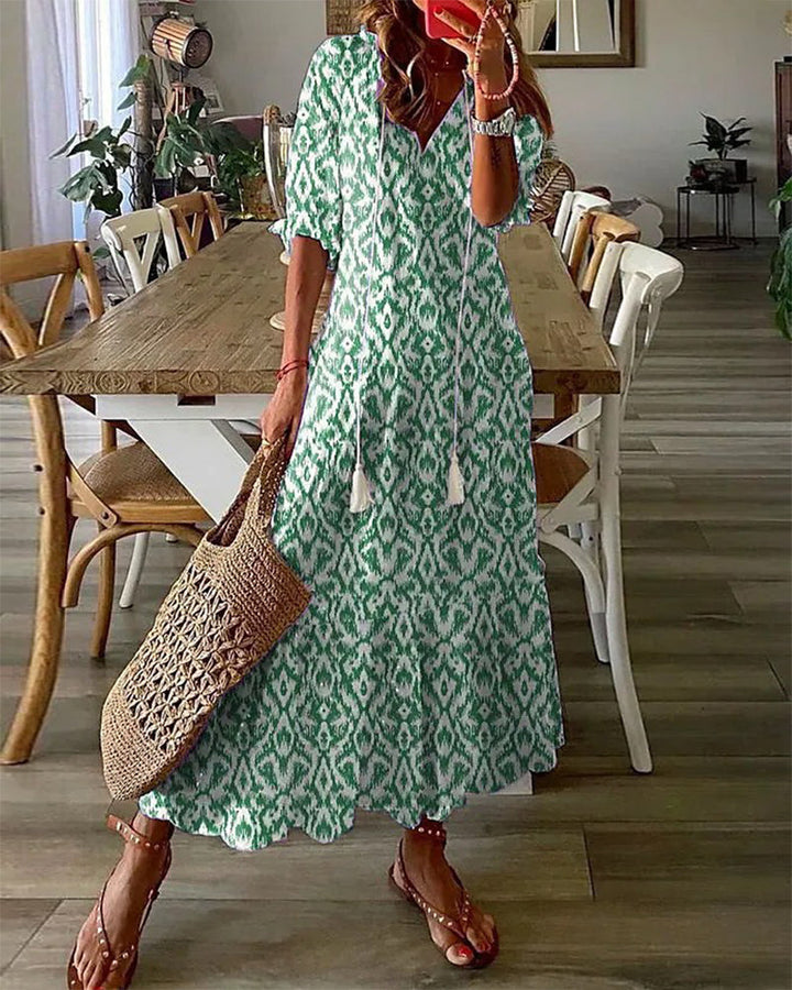 Amélie-Printed Dress