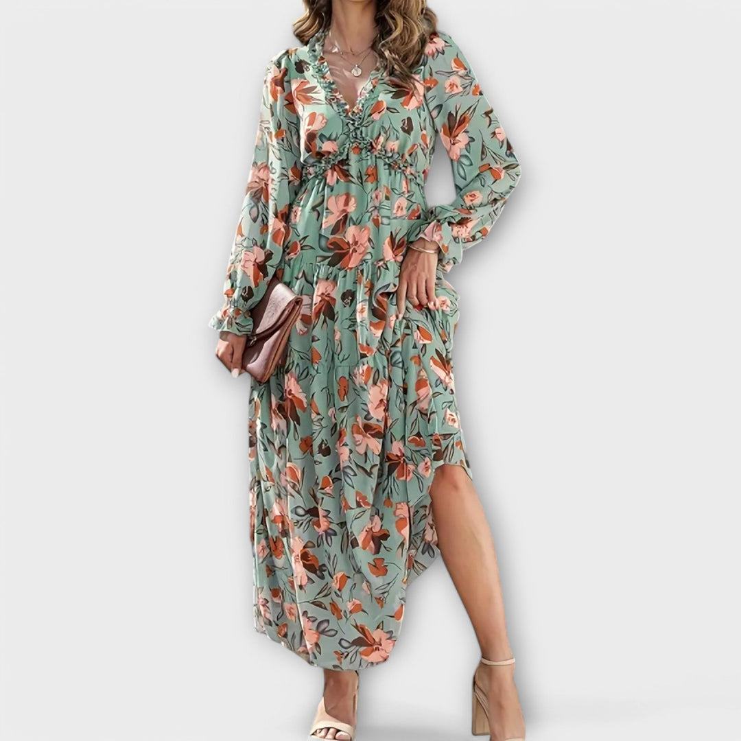 Rosalie – Long Floral Maxi Dress