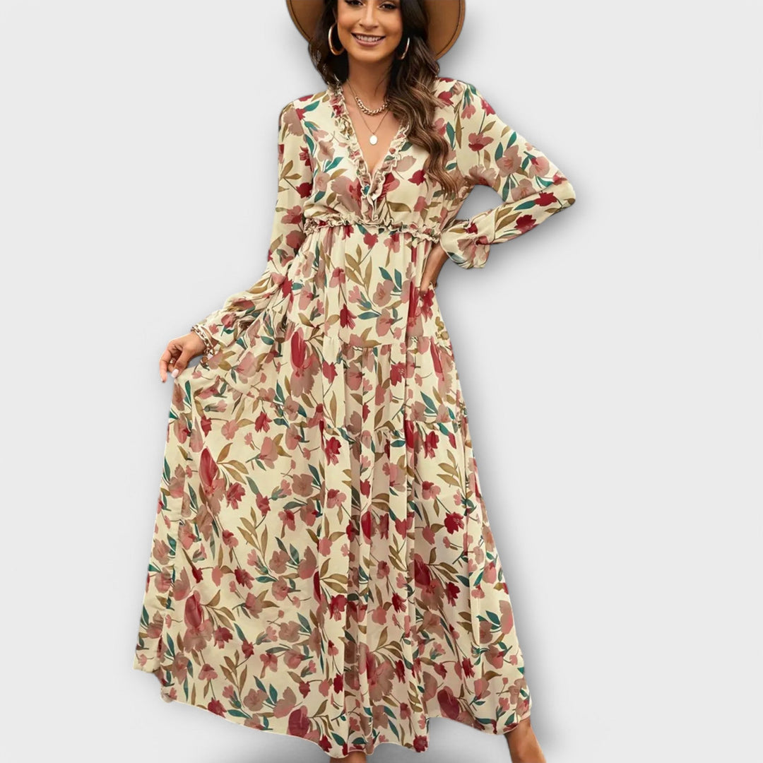 Rosalie – Long Floral Maxi Dress