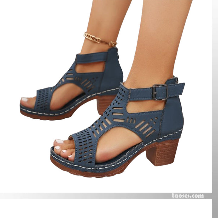 Vienna-Cut-Out Comfort Sandals