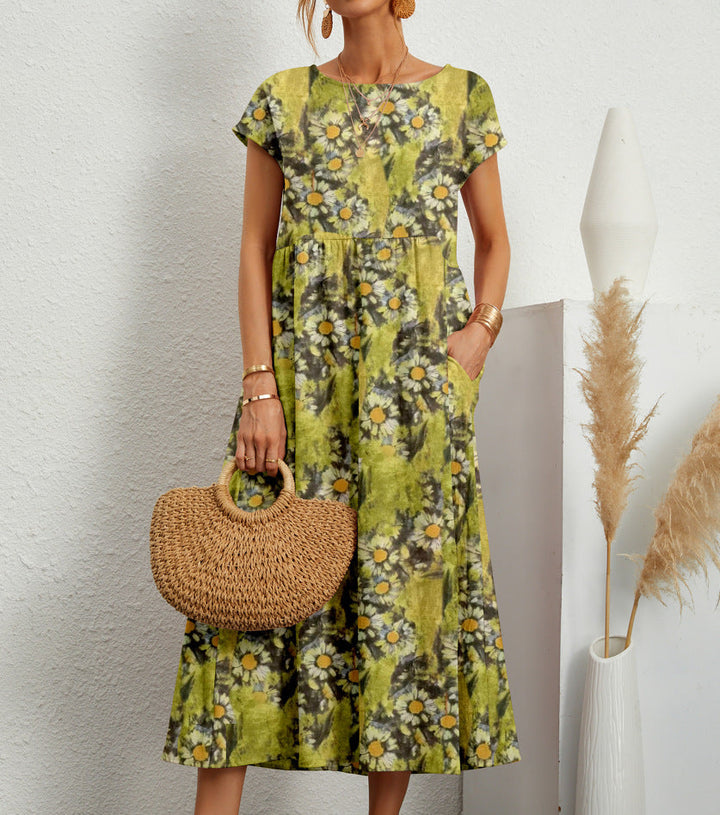 Harper – Relaxed Floral Midi Dress