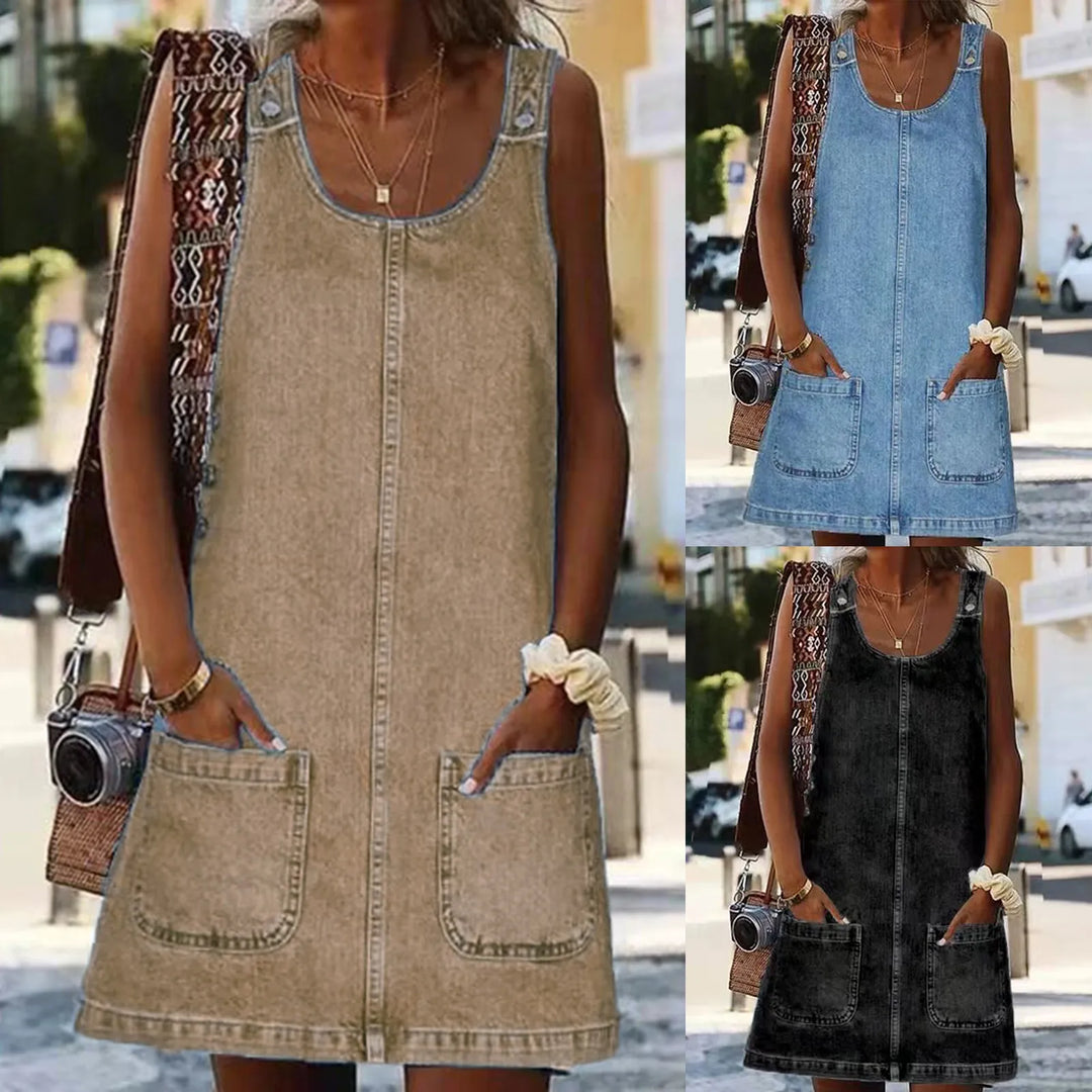 Sunny Days-Denim Dress