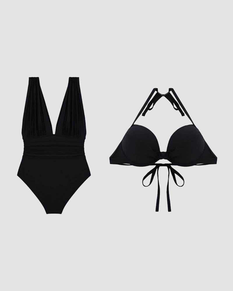 Isla – Coastal Elegance Wrap Swimsuit
