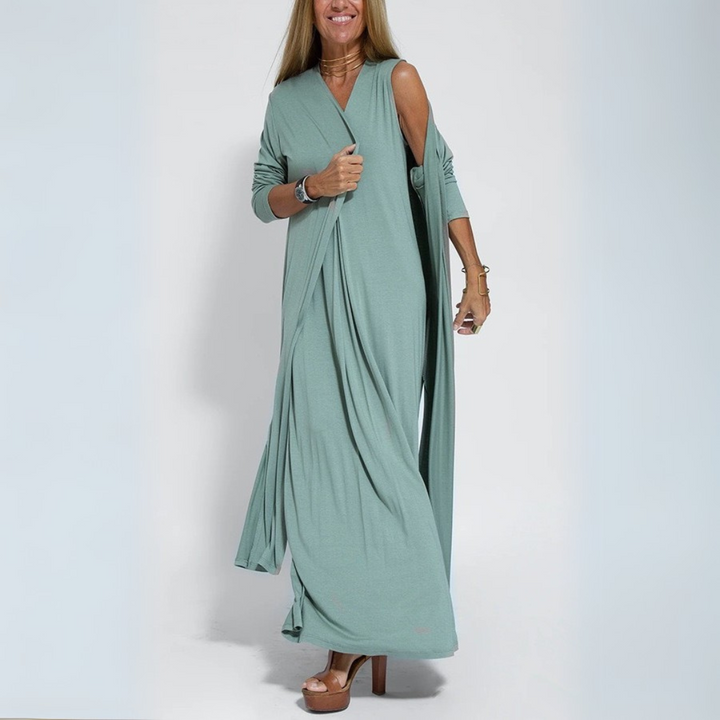 Serena - Maxi Dress + Free Cardigan