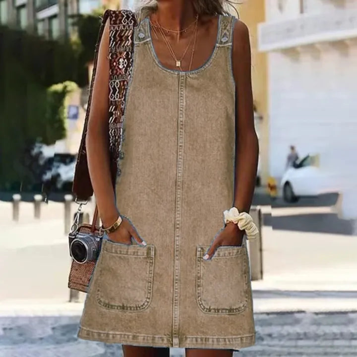Sunny Days-Denim Dress