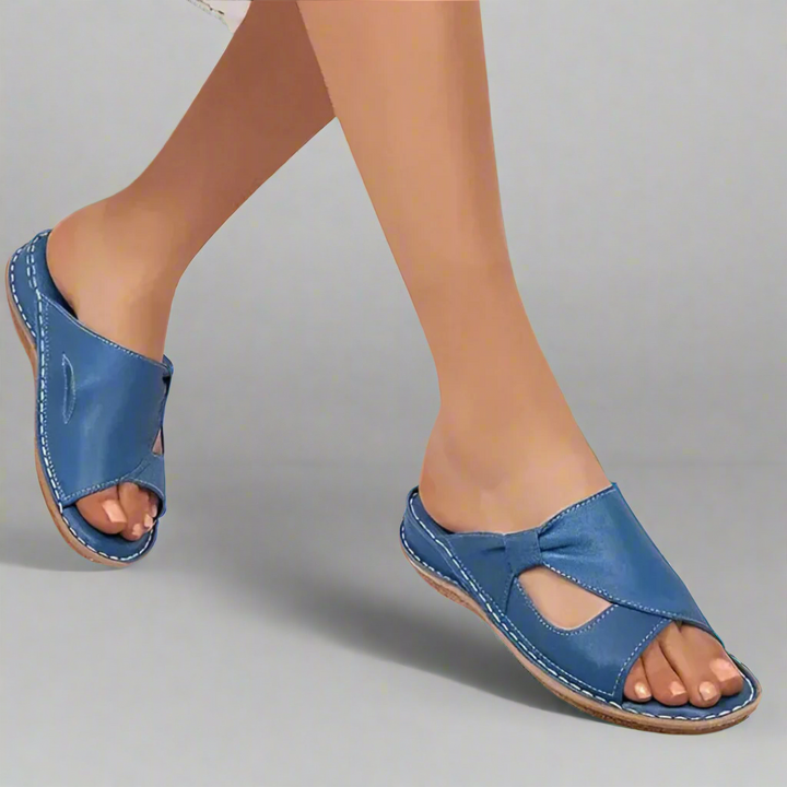 Nora-Cross-Strap Comfort Slides