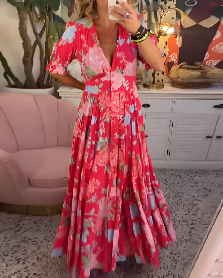 Isla – Garden Pleat Maxi