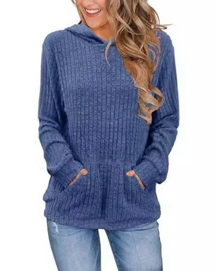 Madelyn - Ribbed Lounge Hoodie