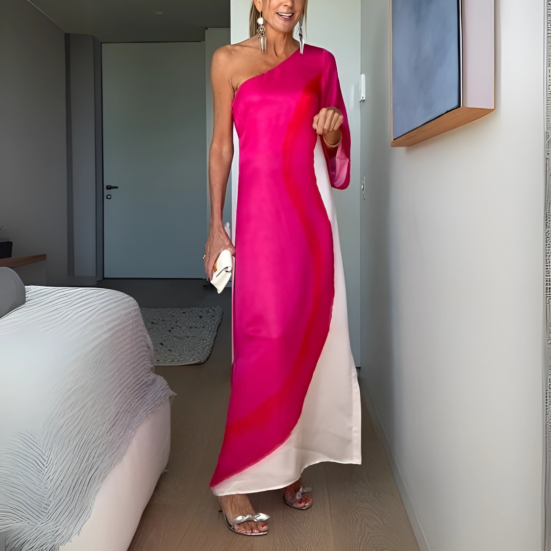 Celeste – One-Shoulder Maxi Dress