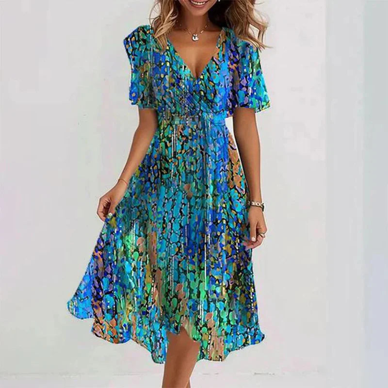 Vivienne – Floral Midi Dress
