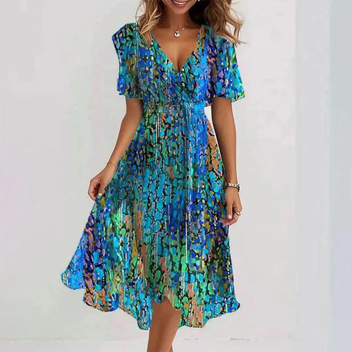 Vivienne – Floral Midi Dress