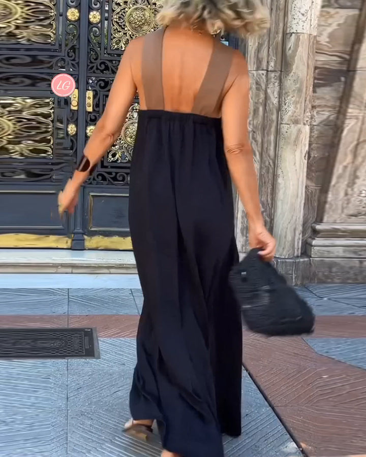 Leila – Criss-Cross Maxi Sundress