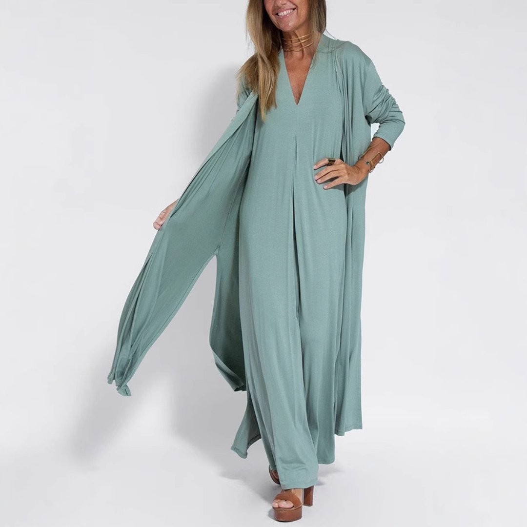 Serena - Maxi Dress + Free Cardigan