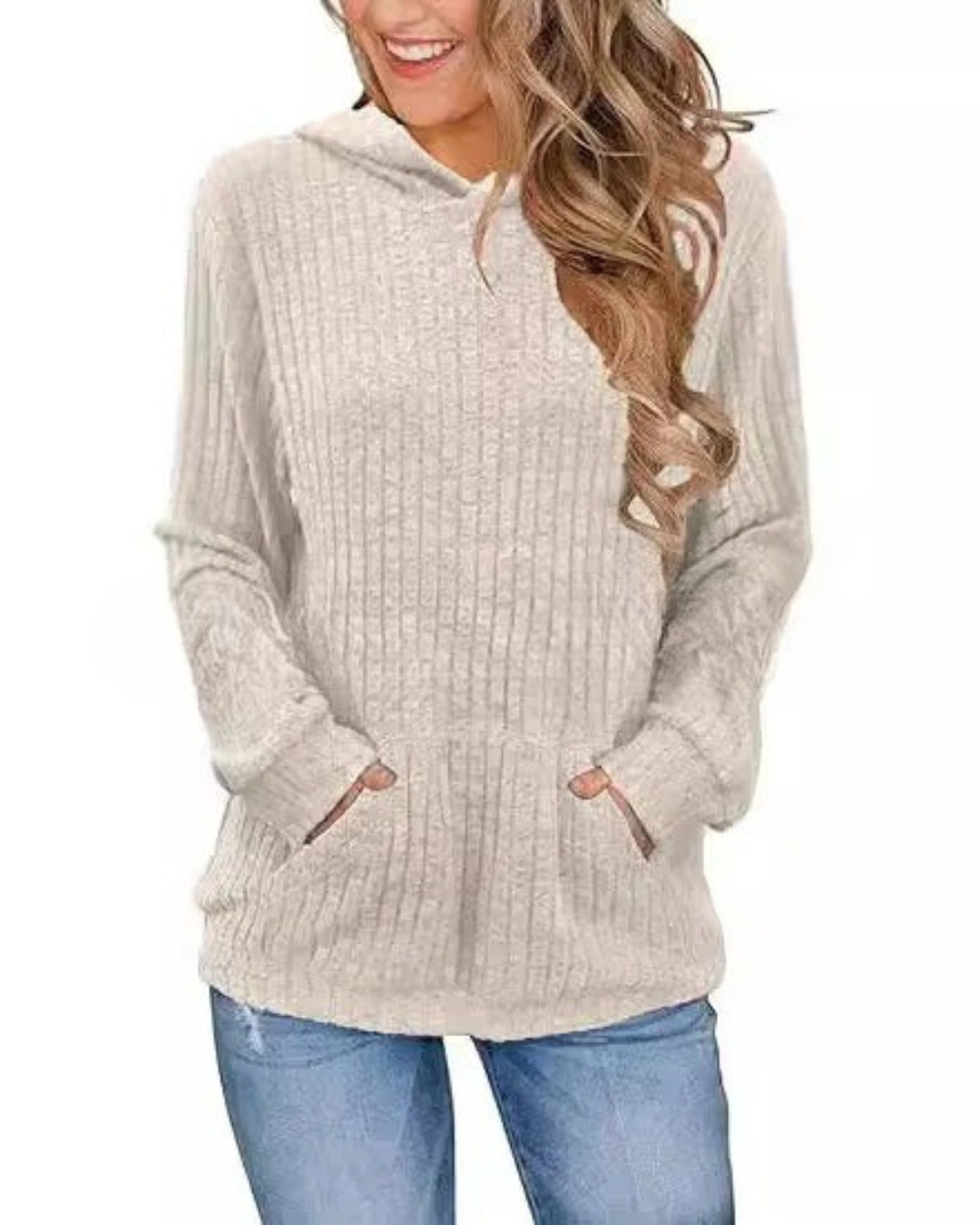 Madelyn - Ribbed Lounge Hoodie