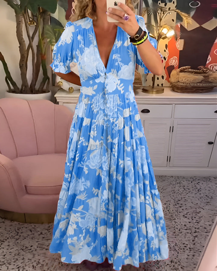 Isla – Garden Pleat Maxi