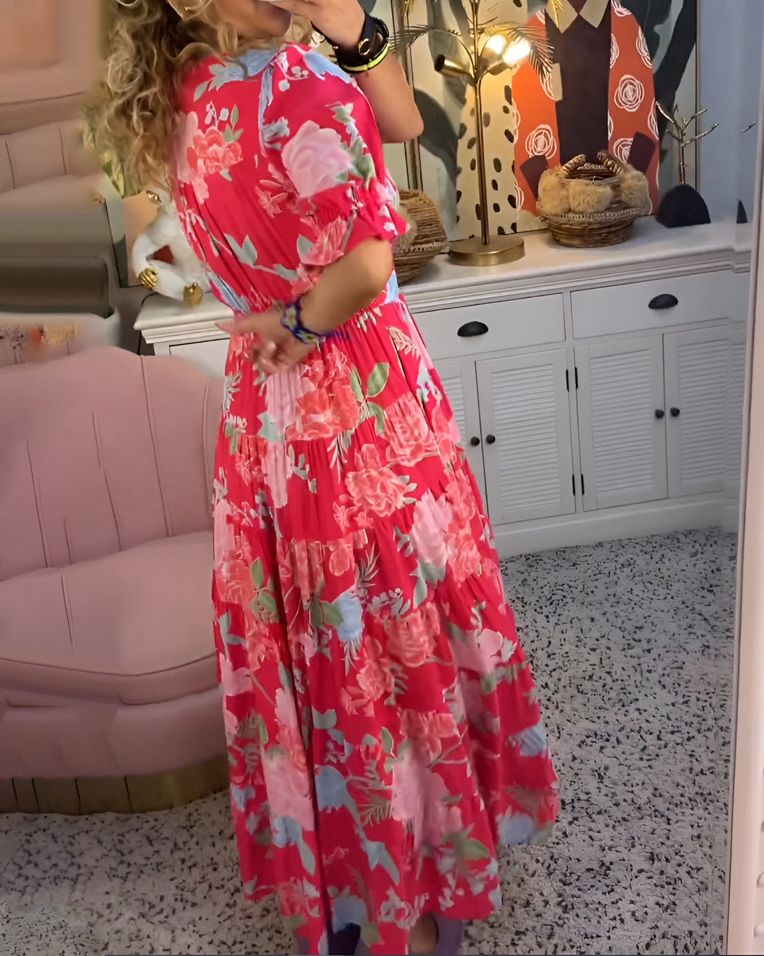 Isla – Garden Pleat Maxi