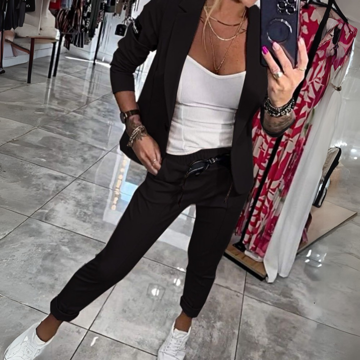 Harper Set – Casual Blazer & Jogger Trousers