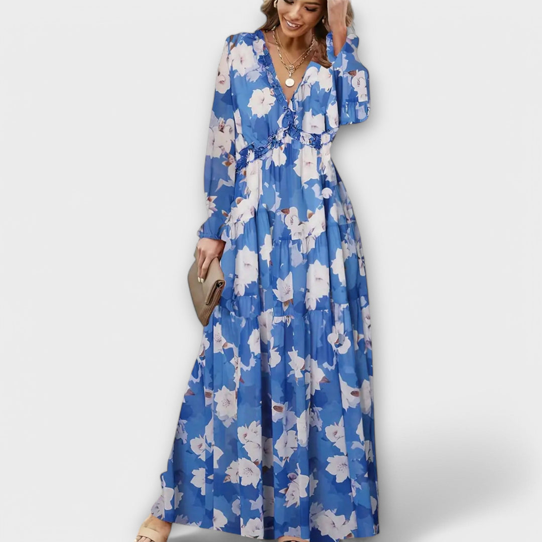 Rosalie – Long Floral Maxi Dress