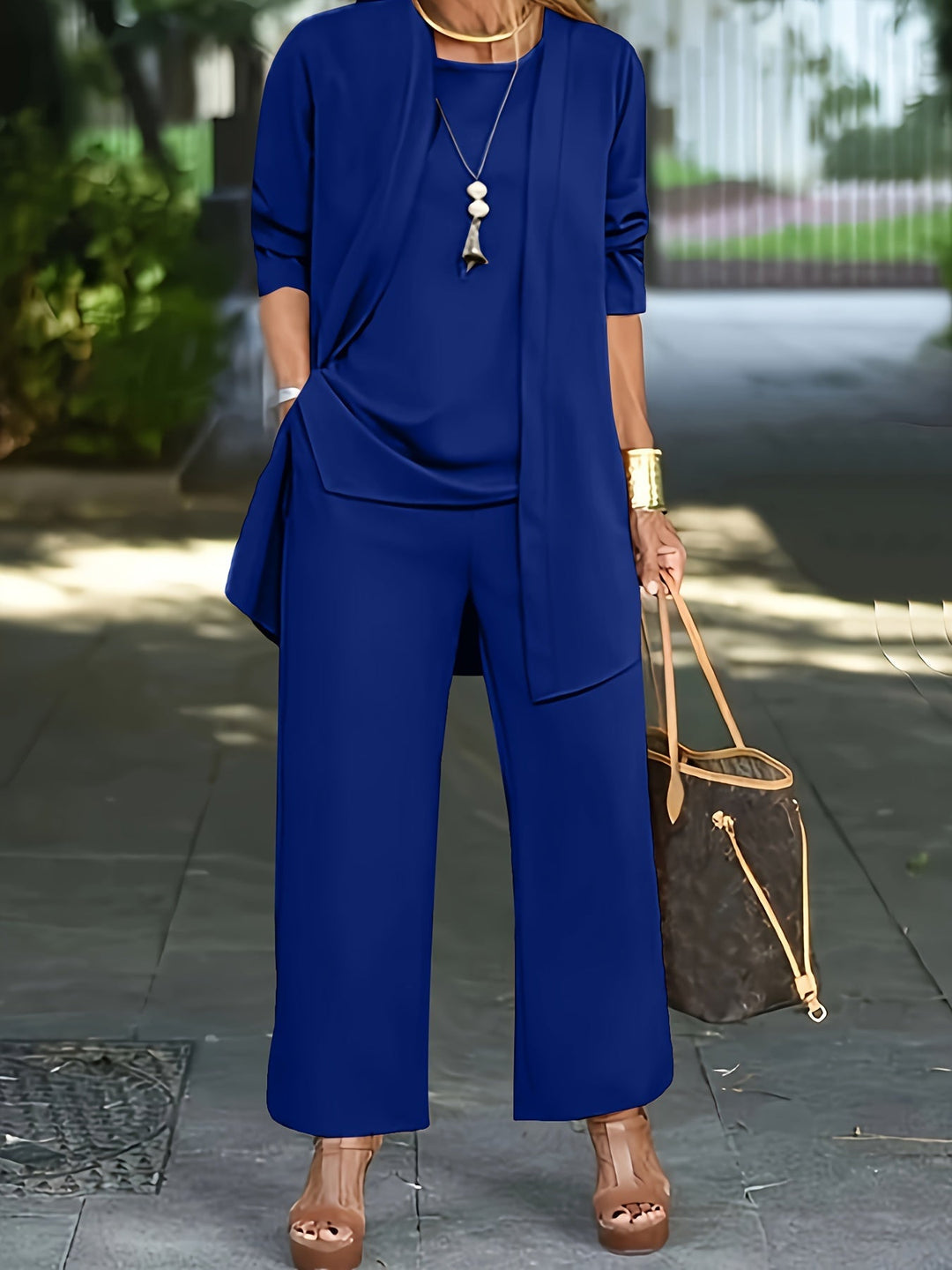 Isla-3-Piece Flowy Trouser Set