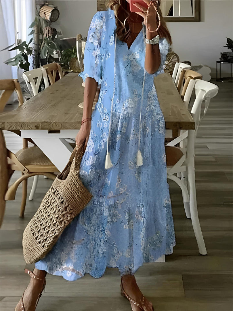 Amélie-Printed Dress