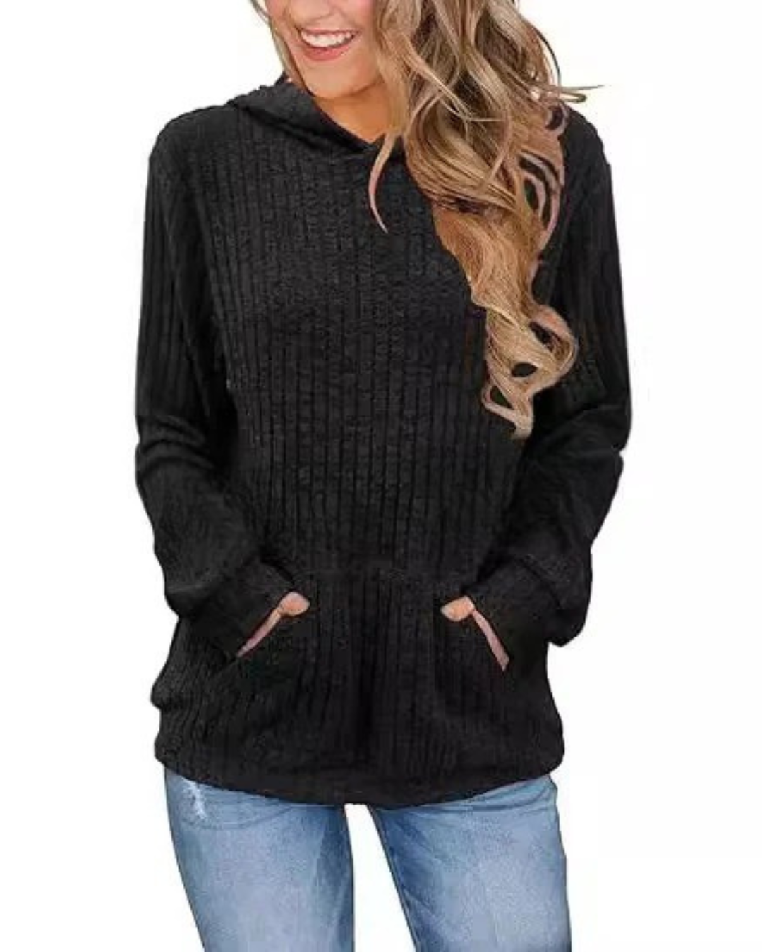 Madelyn - Ribbed Lounge Hoodie
