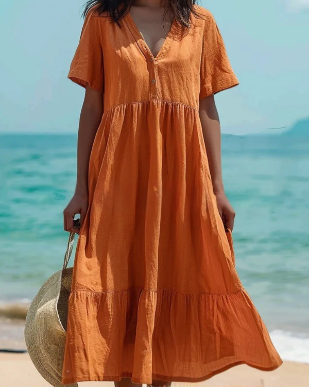 Joelle – Relaxed Seaside Midi Dress