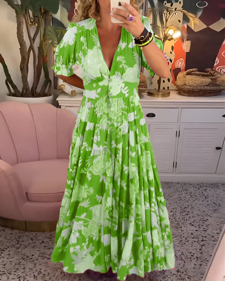 Isla – Garden Pleat Maxi