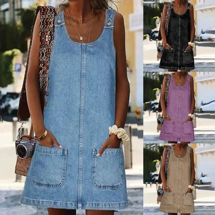 Sunny Days-Denim Dress