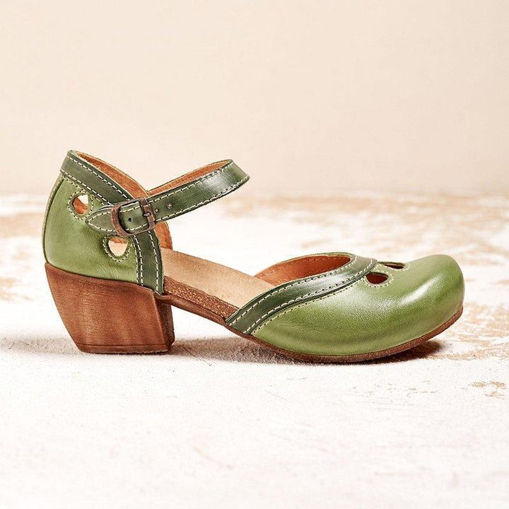 Daisy-Retro Charm Mary Jane Heels