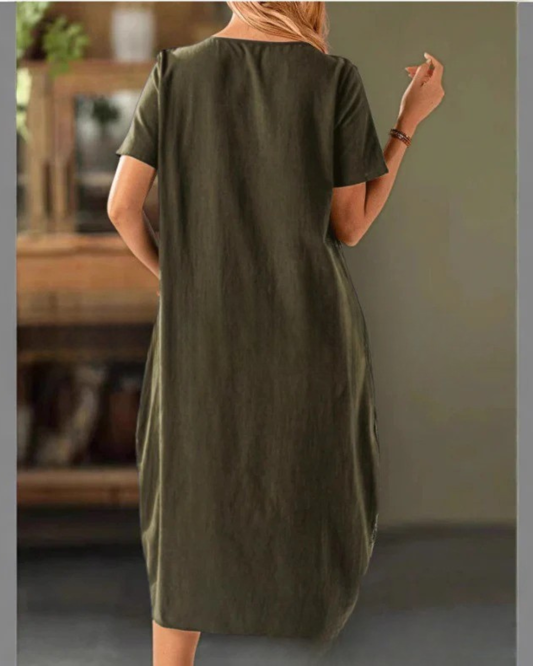 Grace – Casual Side-Button Day Dress