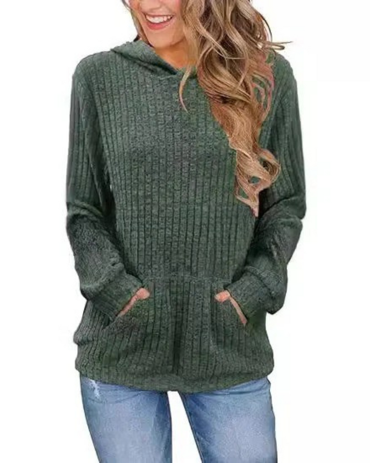 Madelyn - Ribbed Lounge Hoodie