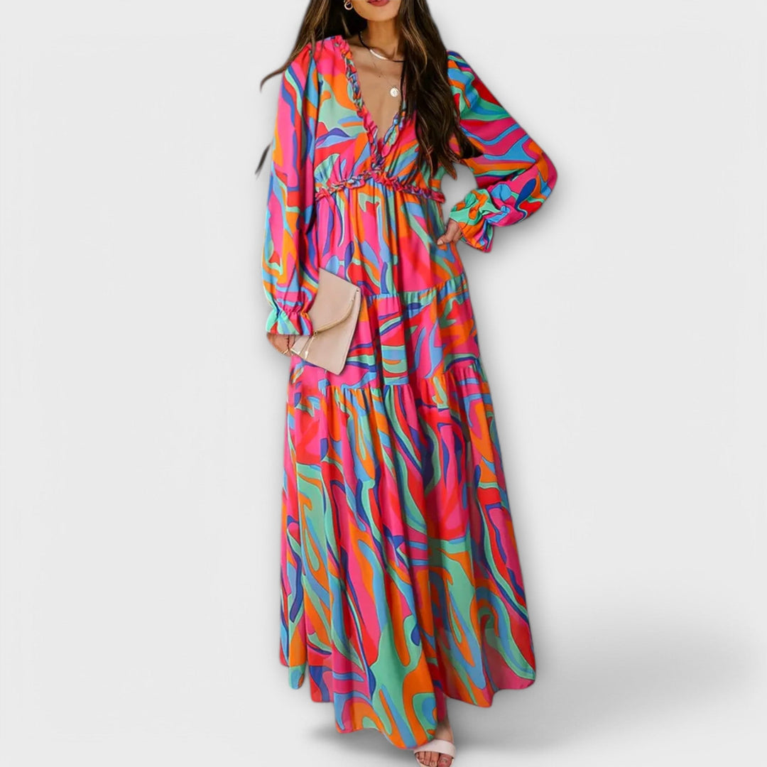Rosalie – Long Floral Maxi Dress