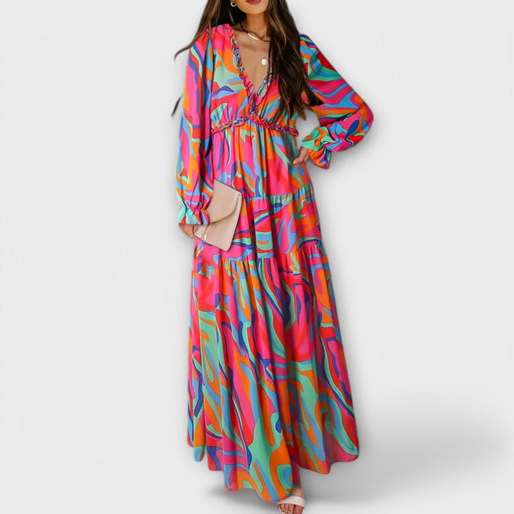 Rosalie – Long Floral Maxi Dress