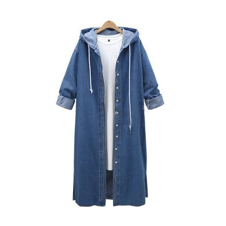 Marla Cove – Longline Hooded Denim Jacket