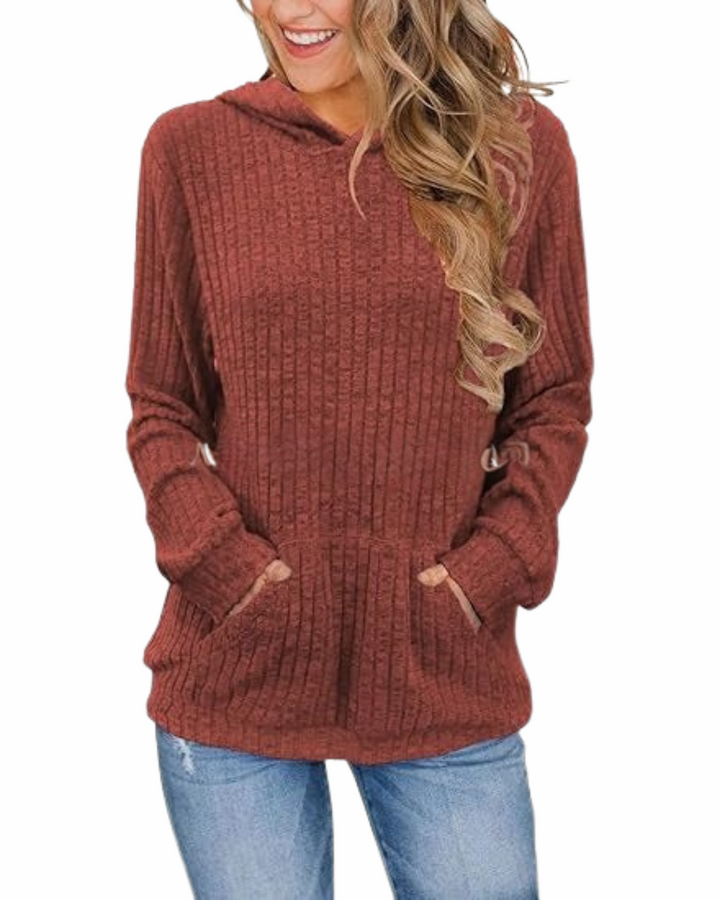 Madelyn - Ribbed Lounge Hoodie