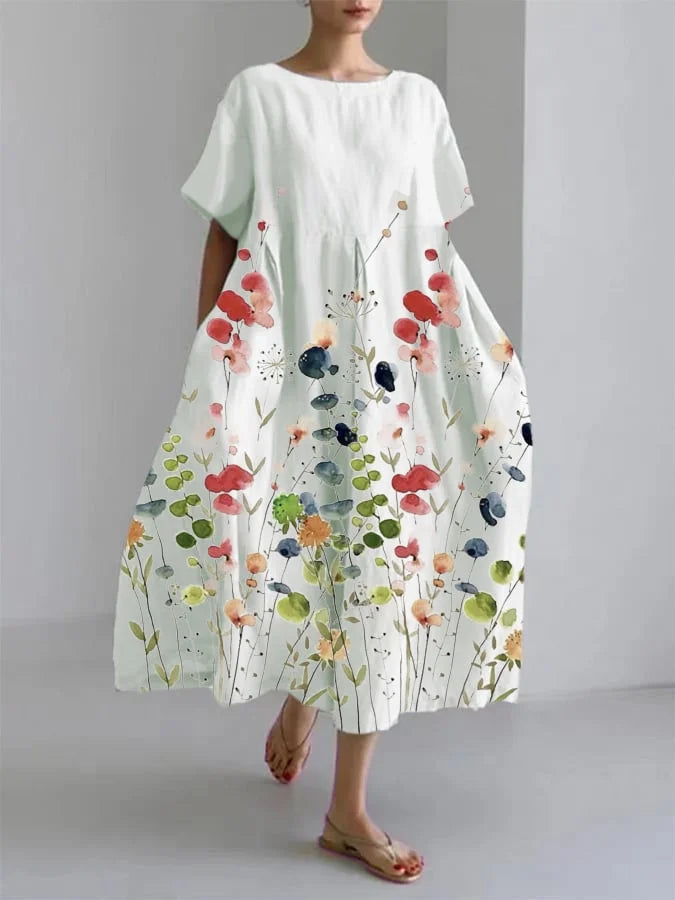 Isabelle – Breezy Print Comfort Dress