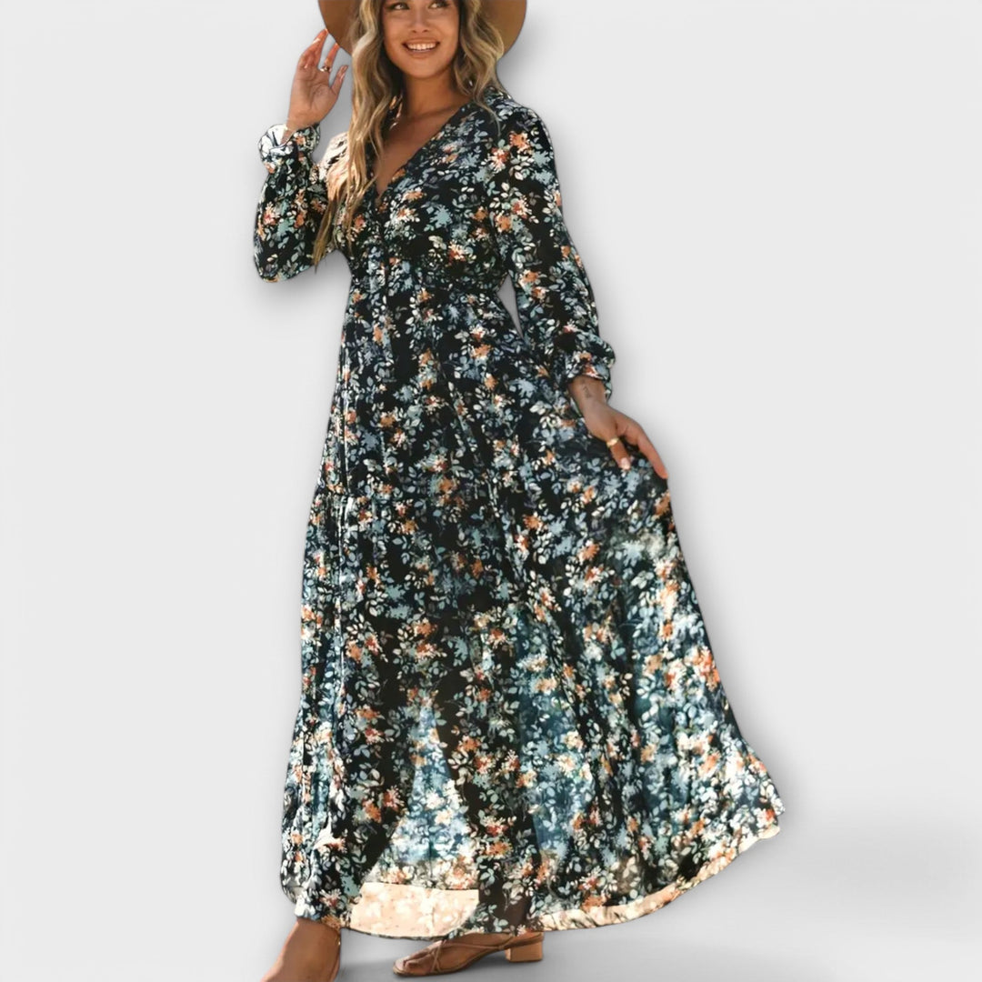 Rosalie – Long Floral Maxi Dress