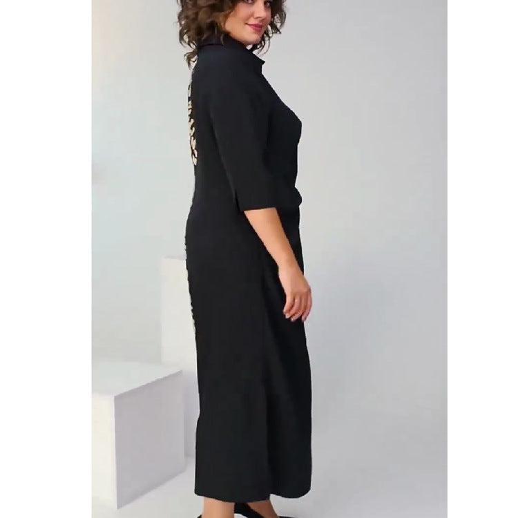 ArtWrap - Contrast Midi Dress