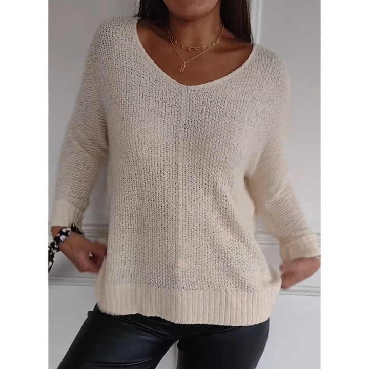 Elsa-Lightweight Knit V-Neck Jumper