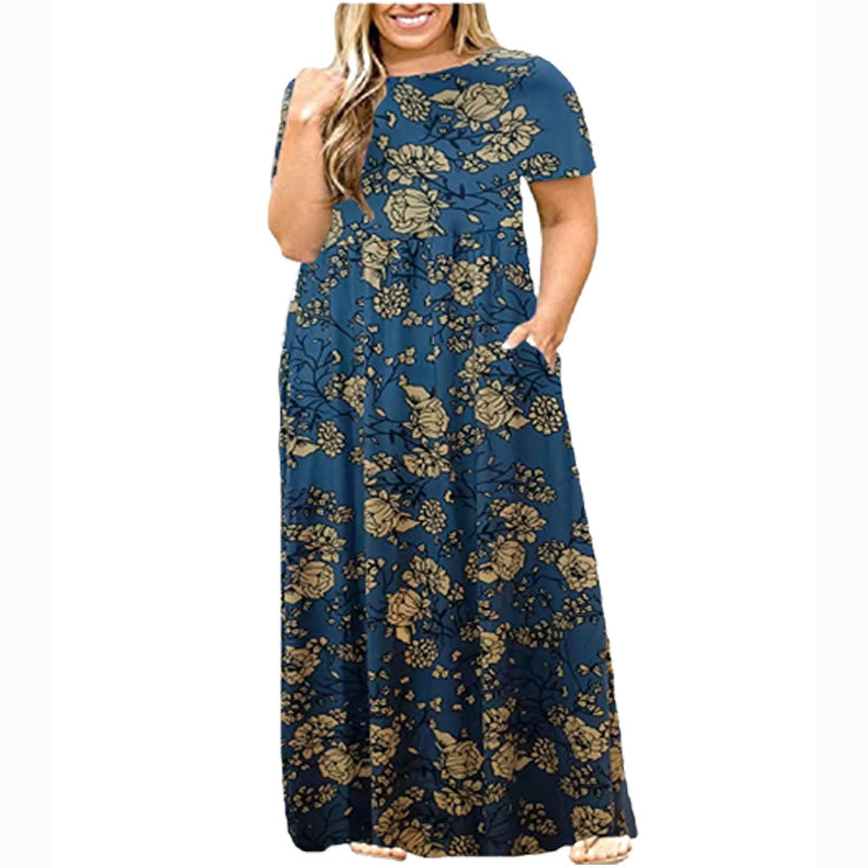 Zarina-Floral Empire Maxi Dress