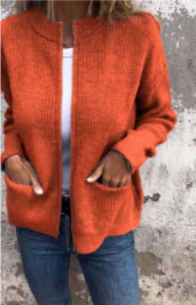 Isla-Open-Front Pocket Cardigan