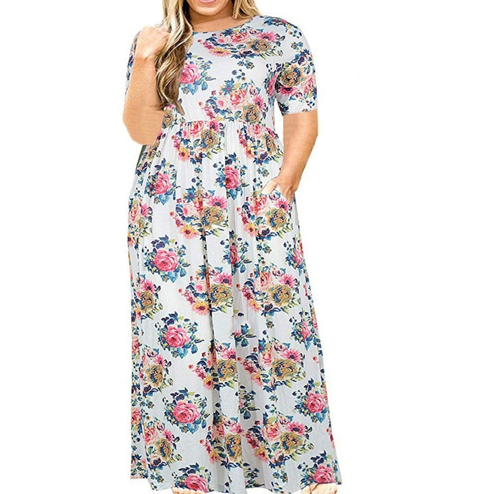 Zarina-Floral Empire Maxi Dress