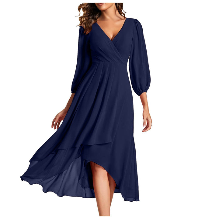 Willow – Asymmetric Wrap Midi Dress