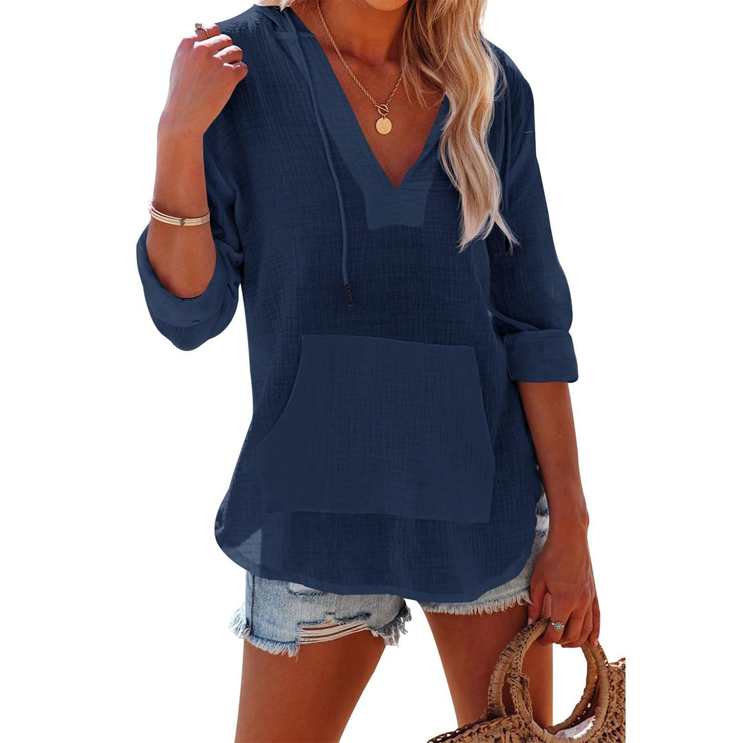 Raine – Lightweight Hooded Pocket Top