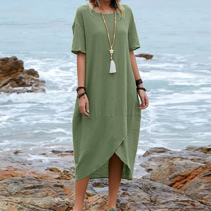 Sierra – Crossover Hem Dress