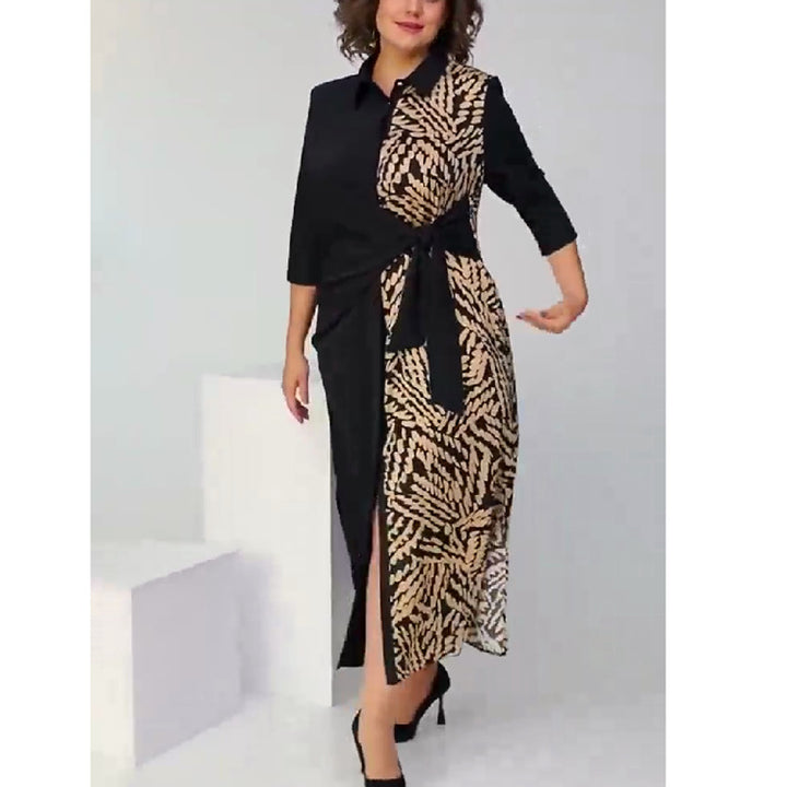 ArtWrap - Contrast Midi Dress