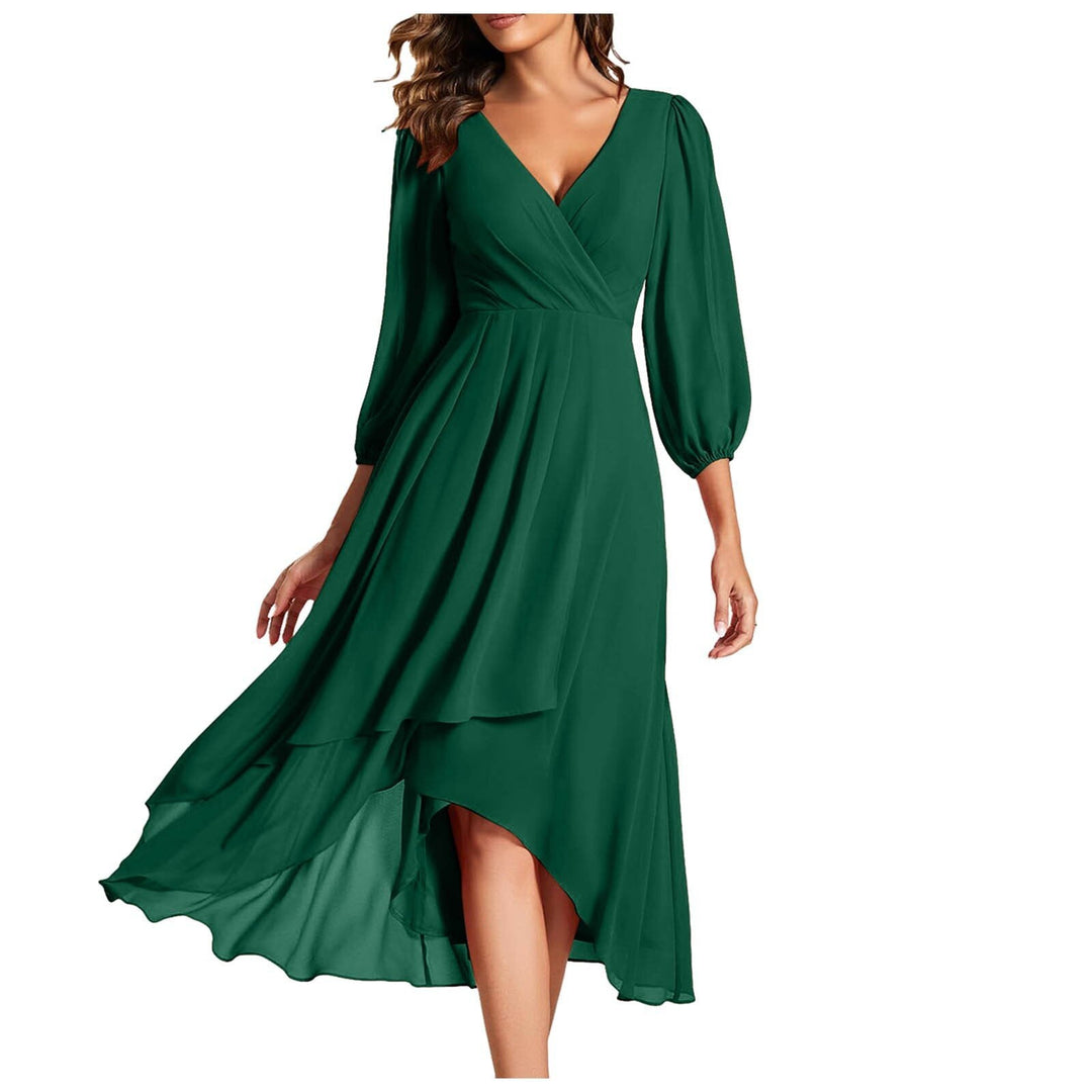 Willow – Asymmetric Wrap Midi Dress