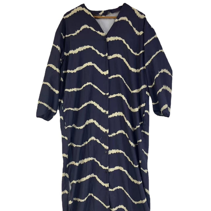 Indira Wave – Tie-Dye Maxi Shirt Dress