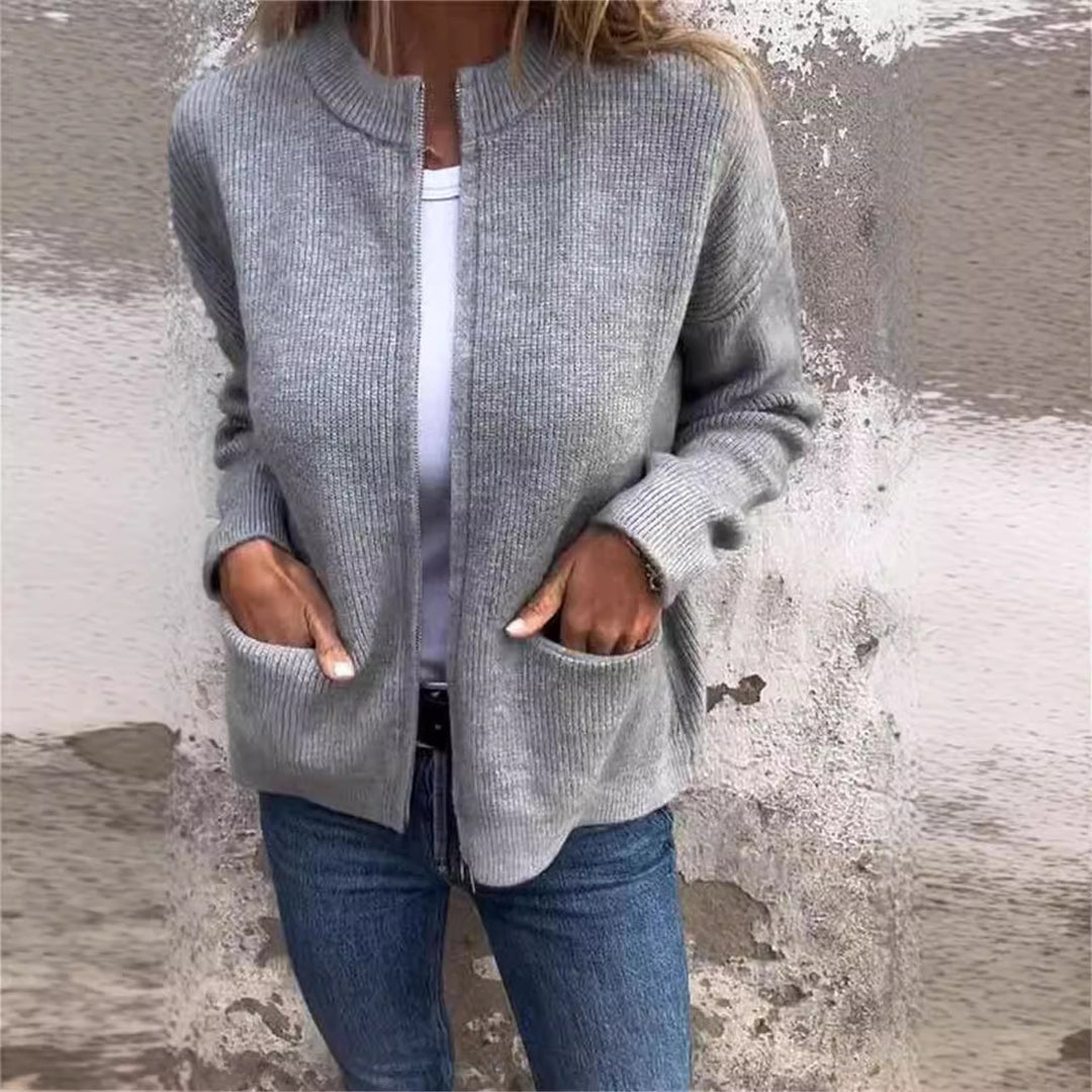 Isla-Open-Front Pocket Cardigan
